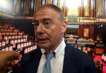 Adolfo Urso, senatore di Fratelli d'Italia.