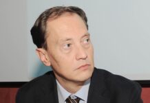 Luca Ciriani, presidente dei senatori di Fratelli d'Italia.