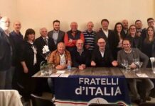 lista compatta per Fratelli d'Italia a sostegno di Salvadore Bartolomei sindaco