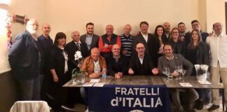 lista compatta per Fratelli d'Italia a sostegno di Salvadore Bartolomei sindaco