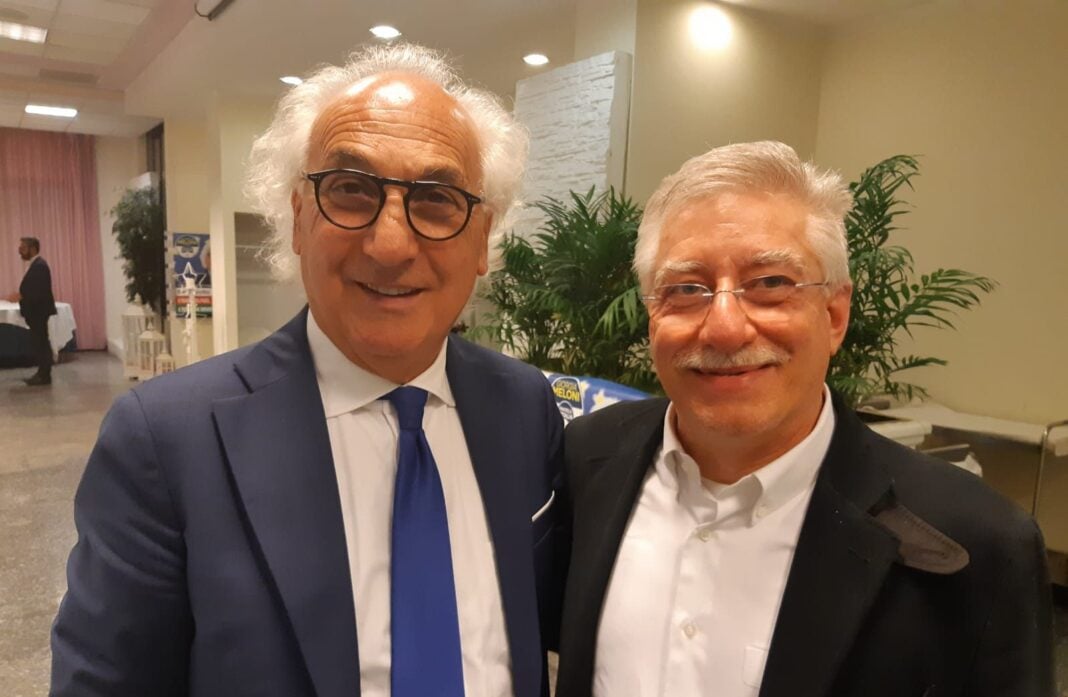 Remo Sernagiotto, europarlamentare di Fratelli d'Italia, e Paolo Danieli, presidente L'Officina.