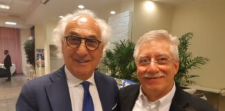Remo Sernagiotto, europarlamentare di Fratelli d'Italia, e Paolo Danieli, presidente L'Officina.
