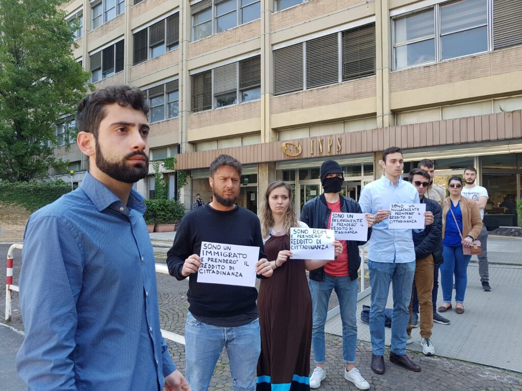 Reddito. Gioventù Nazionale (FDI) protesta all’Inps. Solo una “marchetta elettorale”