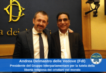 Andrea Delmastro delle Vedove, deputato di Fratelli d'Italia e capogruppo Fdi in commissione Esteri.
