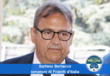 senatore di Fratelli d'Italia, Stefano Bertacco, componente della Commissione lavoro.