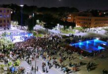 Università 'La Sapienza' di Roma, dove si è svolto un rave party illegale