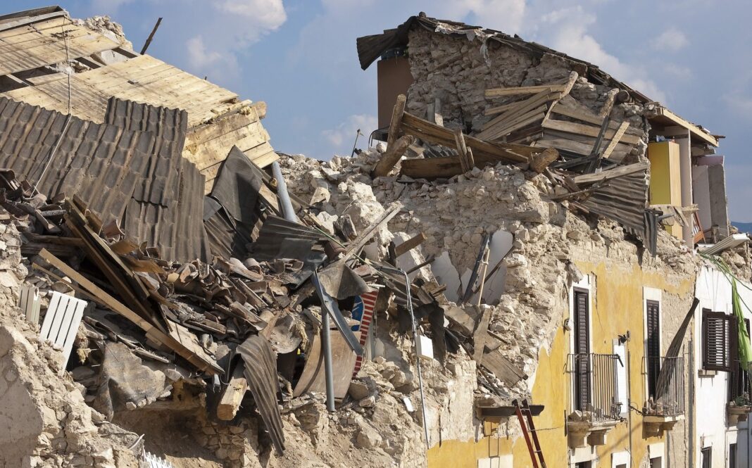 case distrutte dal terremoto