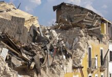 case distrutte dal terremoto