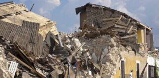 case distrutte dal terremoto