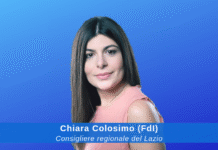 Esponente di Fratelli d'Italia Chiara Colosimo, consigliere regionale del Lazio