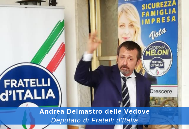 Delmastro tw Andrea Delmastro, deputato di Fratelli d'Italia