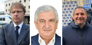 capogruppo di Fratelli d'Italia alla Camera Francesco Lollobrigida, il deputato di Fdi Tommaso Foti e il responsabile del Dipartimento Turismo di Fdi Gianluca Caramanna.