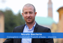 Nicolò Naclerio, Consigliere Comunale di Fratelli d'Italia - Vicenza.