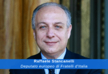 deputato europeo di Fratelli d'Italia, Raffaele Stancanelli, vicepresidente della Commissione Juri del Parlamento Europeo