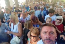 Andrea Romiti, Capogruppo Fratelli d'Italia - Livorno, alla conferenza stampa organizzata dal comitato Vigilanza Coteto