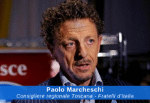 Paolo Marcheschi, Ex Presidente del gruppo regionale FdI e vice Presidente dell’Assemblea nazionale Fratelli d’Italia.
