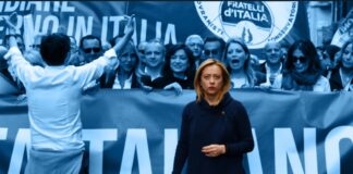 manifestazione indetta dal presidente di Fdi Giorgia Meloni che si terra' in piazza Montecitorio il giorno della votazione della fiducia