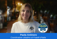 avv. Paola Antinoro, coordinatore cittadino di Fratelli d'Italia.