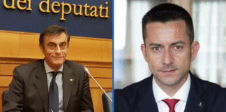 Marco Silvestroni e Davide Galantino, deputati di Fratelli d'Italia