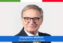 senatore di Fratelli d'Italia e sindaco di Orzonuovi, Gianpietro Maffoni