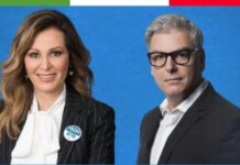 Parlamentari di Fratelli d'Italia, Federico Mollicone e Daniela Santanchè, componenti della Commissione parlamentare di Vigilanza sulla Rai
