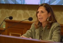 Isabella Rauti, senatrice di Fratelli d'Italia e responsabile del Dipartimento Pari opportunità, famiglie e valori non negoziabili.