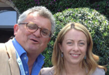 Sartori, capogruppo di Fratelli d'Italia in Regione Liguria, incontro il Presidente di Fratelli d'Italia Giorgia Meloni