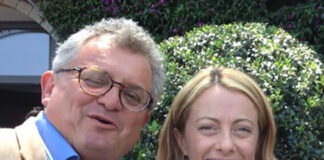 Sartori, capogruppo di Fratelli d'Italia in Regione Liguria, incontro il Presidente di Fratelli d'Italia Giorgia Meloni