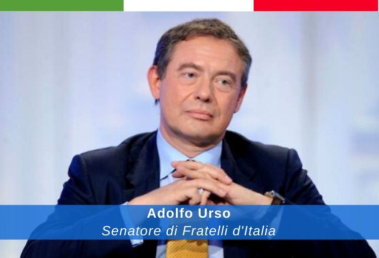 Adolfo Urso-LVdP Adolfo Urso, senatore di Fratelli d'Italia