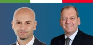 europarlamentare di FDI, Nicola Procaccini, e senatore Patrizio La Pietra, capogruppo di FdI in commissione Agricoltura