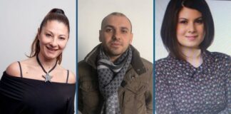 Mauro Massari, capogruppo, Maria Letizia Scuderi, vicecapogruppo e Grazia Spampinato.