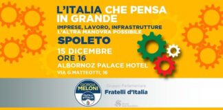 Domenica 15 dicembre, a Spoleto , incontro di Fratelli d'Italia