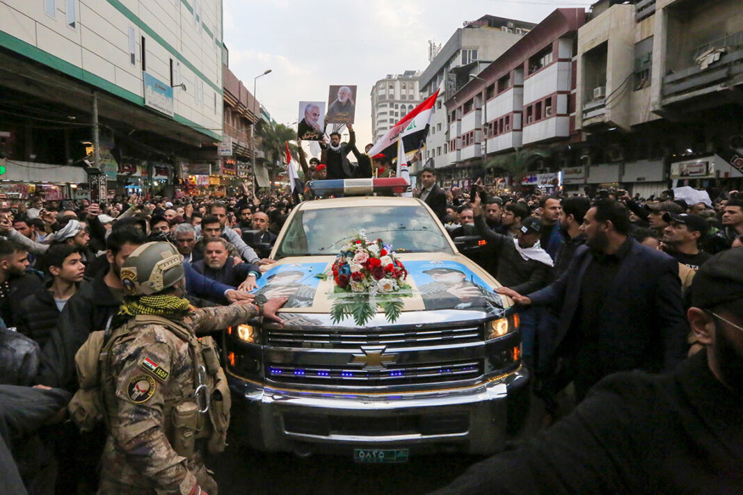 IRAQ-IRAN-POLITICS-UNREST-US-FUNERAL
