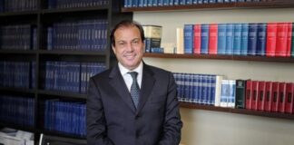 Maurizio Leo, candidato del centrodestra nelle suppletive per il Collegio di Roma1 della Camera.