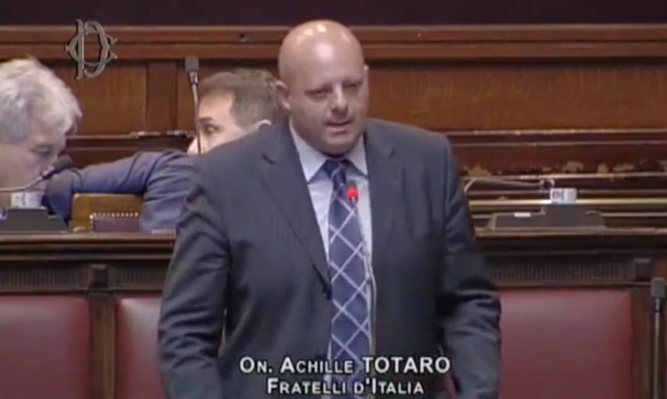 totaro Achille Totaro, senatore di Fratelli d'Italia,