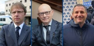 capogruppo di Fratelli d’Italia alla Camera dei Deputati, Francesco Lollobrigida, il deputato FDI componente Commissione attività produttive Riccardo Zucconi e il responsabile nazionale di FDI per il Turismo Gianluca Caramanna