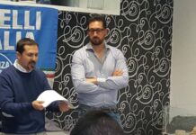 Federico Rocca responsabile Romano degli enti locali di Fratelli d'Italia e Amedeo Zamparelli membro del coordinamento Fratelli d'Italia Municipio IX