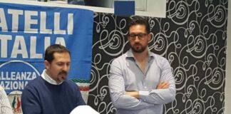Federico Rocca responsabile Romano degli enti locali di Fratelli d'Italia e Amedeo zamparelli membro del coordinamento Fratelli d'Italia Municipio IX