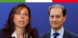 presidente dei senatori di Fratelli d'Italia, Luca Ciriani, e il vicepresidente vicario, Isabella Rauti