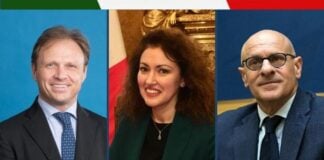 deputato Maria Teresa Bellucci, promotrice del webinar e responsabile nazionale dipartimento Dipendenze di Fratelli d'Italia; saluti iniziali di Francesco Lollobrigida Capogruppo FdI alla Camera; conclusioni di Fabio Rampelli Vicepresidente della Camera