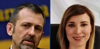 Andrea Delmastro delle Vedove, deputato di Fratelli d'Italia e Rachele Mussolini, Consigliere Comunale di Roma