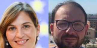 Dirigente nazionale di Fratelli d'Italia, Calogero Pisano, e dell'europarlamentare della Lega, on. Annalisa Tardino