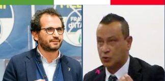 dirigenti nazionali di Fratelli d'Italia, on. Marcello Gemmato, Commissario regionale di FdI e Lino Ricchiuti, viceresponsabile nazionale Imprese e mondi produttivi