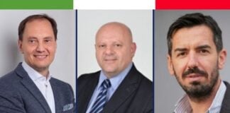 presidente del gruppo di Fratelli d'Italia al Senato, Luca Ciriani e i senatori Achille Totaro e Massimo Ruspandini.