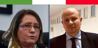 vicepresidente della Commissione Cultura della Camera Paola Frassinetti e il collega di Fratelli d'Italia Salvatore Deidda