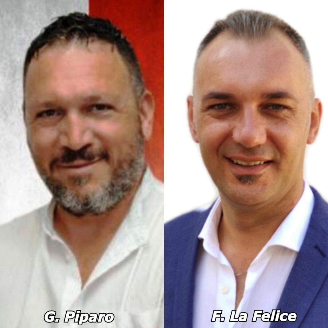 Gerlando Piparo e Fabio La Felice, Consiglieri comunali di Fratelli d'Italia Agrigento.