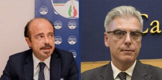 Deputati Alessio Butti e Federico Mollicone, rispettivamente responsabile TLC e responsabile Innovazione di Fratelli d'Italia.