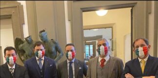 Gruppo Consiglio regionale di Fratelli d'Italia in Toscana: Torselli, Fantozzi, Capecchi, Petrucci e Veneri