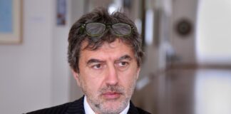 Marco Marsilio (FdI), presidente della Regione Abruzzo.