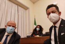 I deputati di Fratelli d'Italia in commissione Difesa, Salvatore Deidda, Wanda Ferro e Davide Galantino.